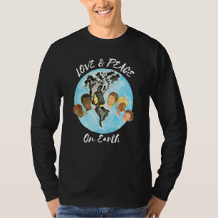 Liebe und Weltfrieden des Erdtages T-Shirt