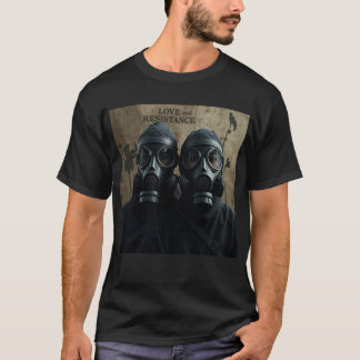 LIEBE UND WIDERSTAND Zeitgenössische Grafik T-Shirt