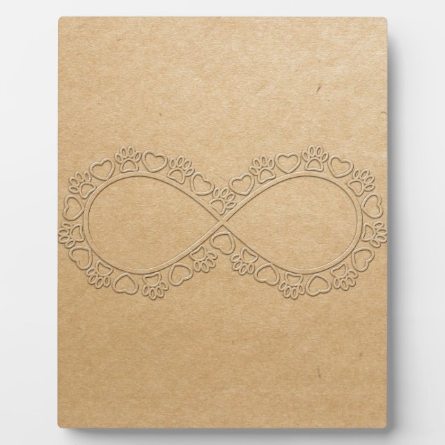 Liebe unendlich drucken fotoplatte (Vorderseite)