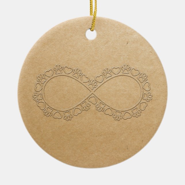 Liebe unendlich drucken keramik ornament (Vorne)