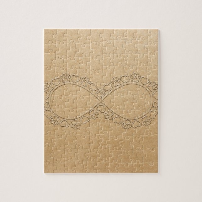 Liebe unendlich drucken puzzle (Vertikal)