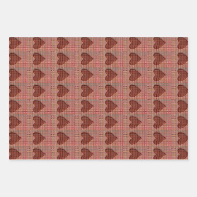 Liebe Unicorn Geschenkpapier Set (Vorderseite)