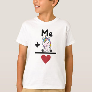 Liebe Unicorn Liebe T-Shirt