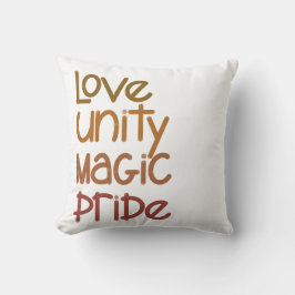 Liebe Unity Magic Prix Black Kissen