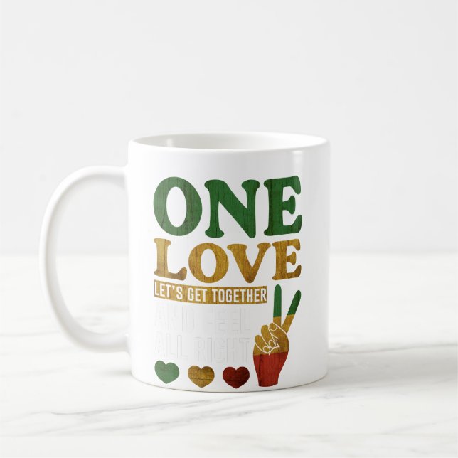 Liebe Universelle Liebe, Tasse der jamaikanischen  (Links)