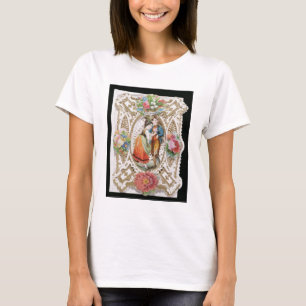 Liebe, Unschuld, Valentinekarte, c.1870 (Farbli T-Shirt