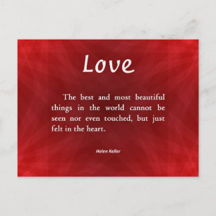 Liebe Unseen Postkarte