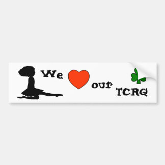Liebe unser TCRG - Iren tanzen Autoaufkleber