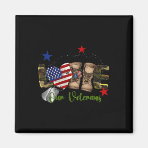 Liebe Unser Veteranentag ist stolz auf die Militär Magnet