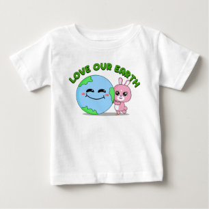 Liebe Unsere Erde: Animal Frienz for Kids Baby T-shirt