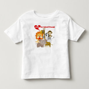 Liebe unsere Tierfreunde Kleinkind T-shirt