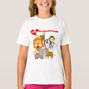Liebe unsere Tierfreunde T-Shirt