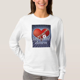 Liebe unten zugeschlossen T-Shirt