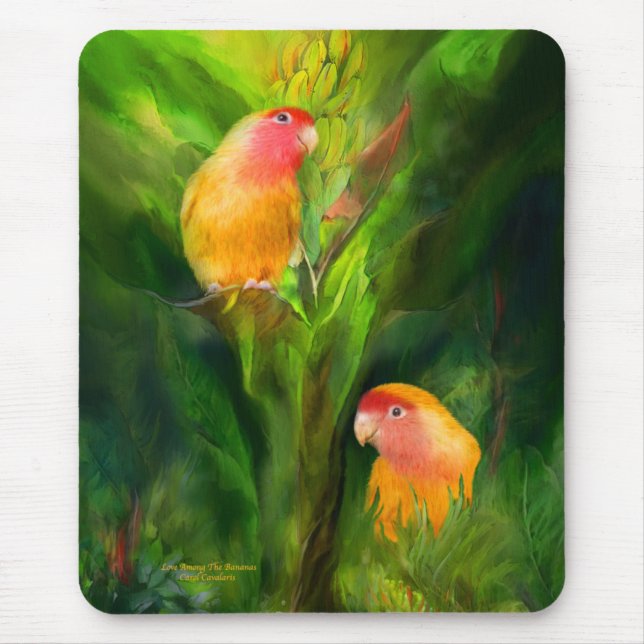 Liebe unter den Bananen Mousepad (Vorne)