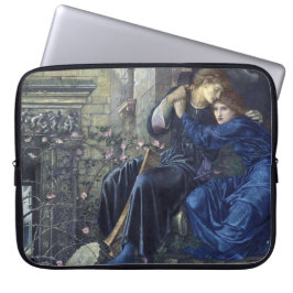Liebe unter den Ruinen (von Edward Burne-Jones) Laptopschutzhülle