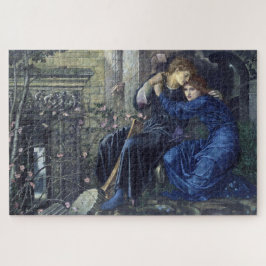 Liebe unter den Ruinen (von Edward Burne-Jones) Puzzle