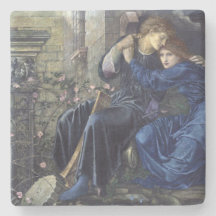 Liebe unter den Ruinen (von Edward Burne-Jones)