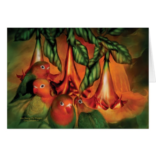 Liebe unter den Trompeten ArtCard (Vorderseite (Horizontal))