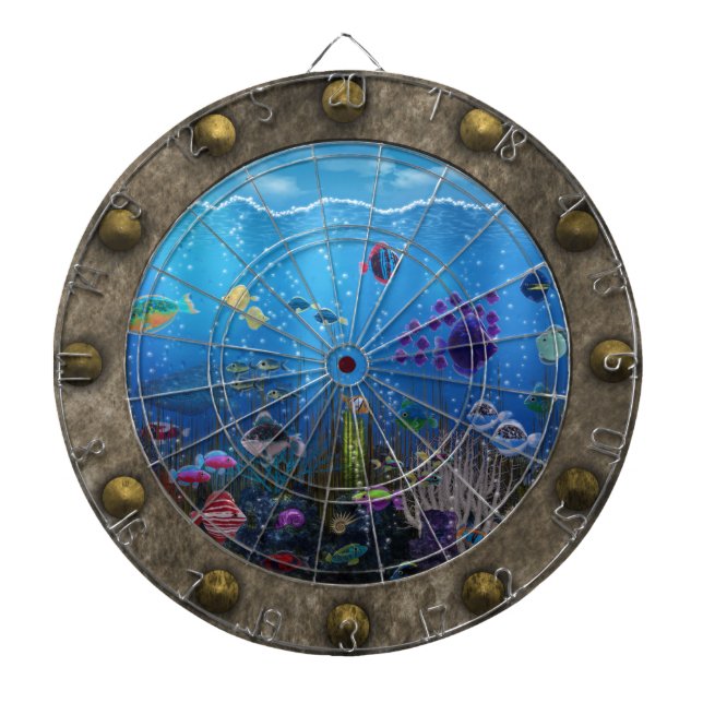 Liebe unter Wasser - Dartscheibe (vorne)