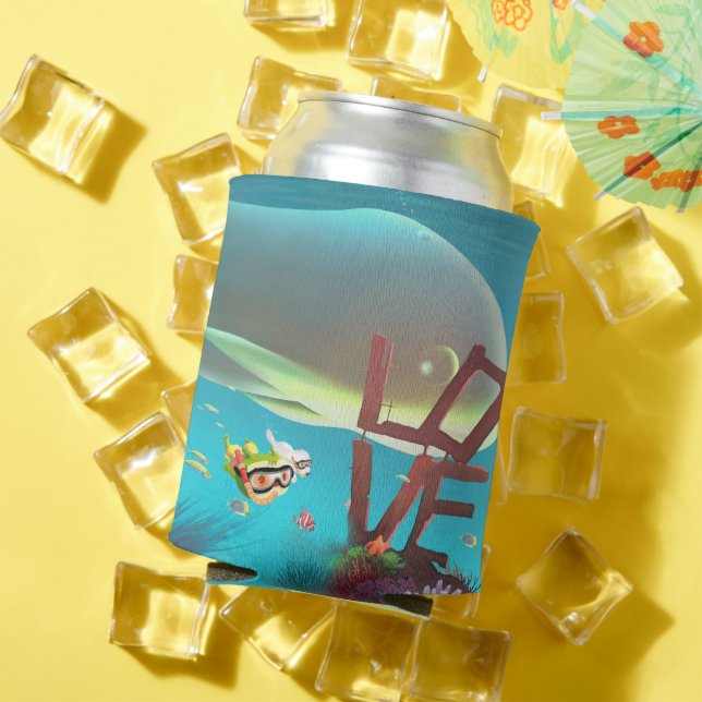 Liebe unter Wasser Dosenkühler (In Situ Sommer)