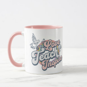 Liebe Unterricht Inspiriere Geschenk für Lehrer Tasse