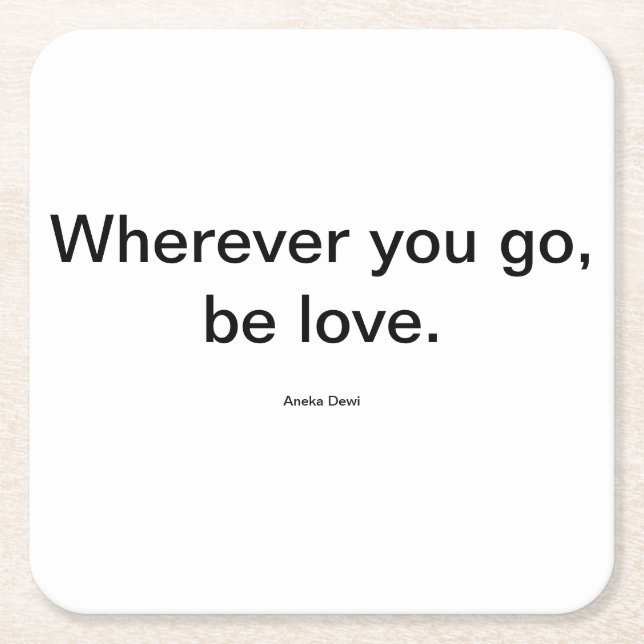 Liebe Untersetzer (Vorderseite)