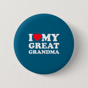 Liebe Urgroßmutter Herz Familie Oma Button