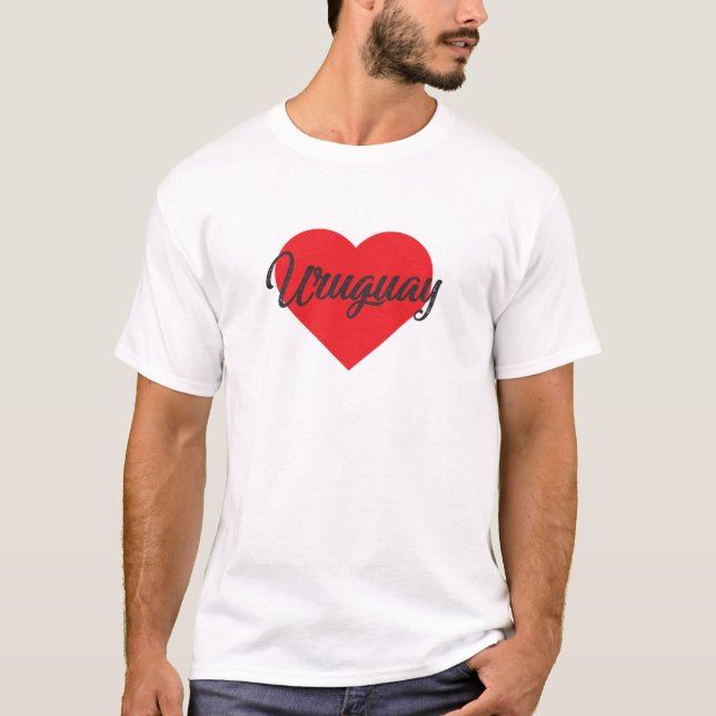 Liebe Uruguay T-Shirt (Vorderseite)
