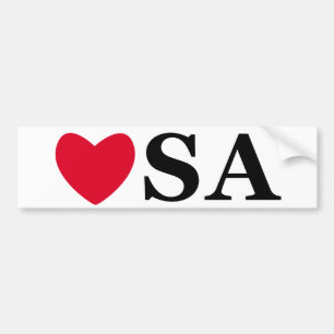 Liebe USA Autoaufkleber
