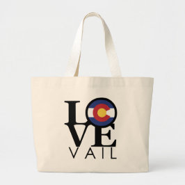 LIEBE Vail Colorado Jumbo Stoffbeutel