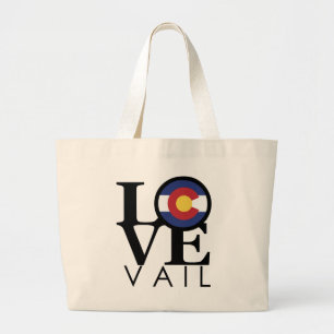 LIEBE Vail Colorado Jumbo Stoffbeutel