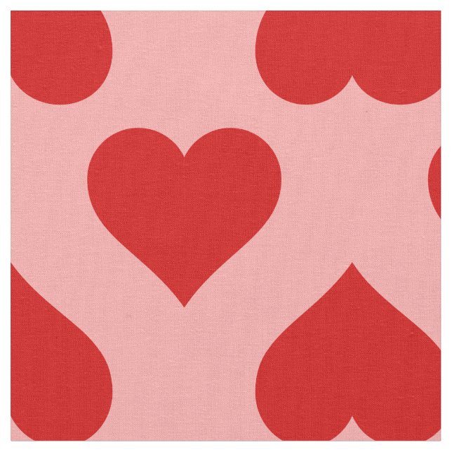 Liebe Valentinalromantik minimalistischer Retro Stoff (Nahaufnahme)