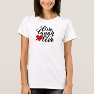 Liebe Valentine Calligraphy T - Shirt