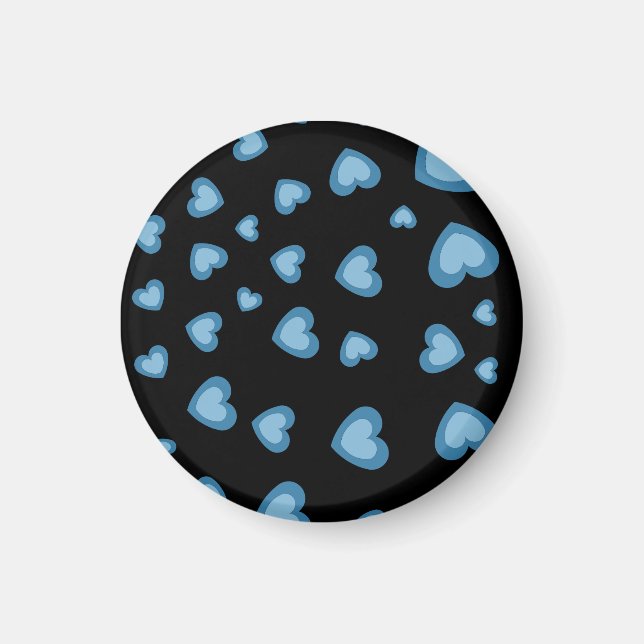 LIEBE VALENTINE, GEBURTSPARTEIENGESCHENKE MIT HERZ MAGNET (Vorne)