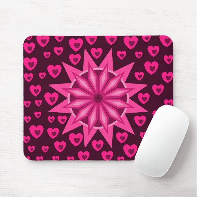 LIEBE VALENTINE, GEBURTSPARTEIENGESCHENKE MIT HERZ MOUSEPAD (Mit Mouse)