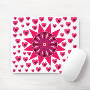 LIEBE VALENTINE, GEBURTSPARTEIENGESCHENKE MIT HERZ MOUSEPAD