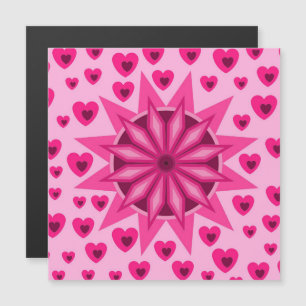 LIEBE VALENTINE, GEBURTSTAGSGESCHENKE MIT HERZEN MAGNETKARTE