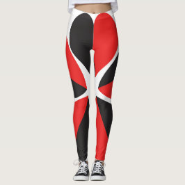Liebe Valentine Pärchen Rote Blüte Neu Leggings