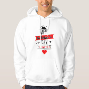 Liebe Valentine's Day Heart Paare Niedliches Funny Hoodie