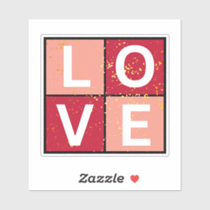 Liebe, Valentinstag Aufkleber