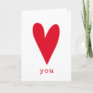 Liebe   Valentinstag des Roten Herzens Feiertagskarte