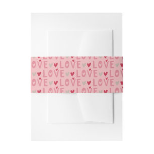 Liebe Valentinstag Herz Einladungsbanderole