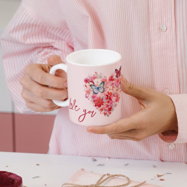 Liebe | Valentinstag Kaffeetasse (Von Creator hochgeladen)