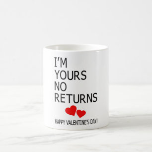 Liebe Valentinstag Niedliche Paare Herzenslust Kaffeetasse