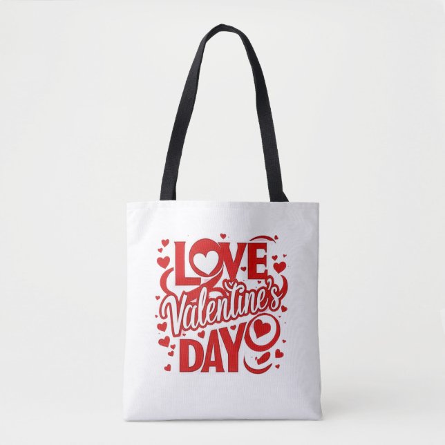 Liebe Valentinstag Schultertasche (Vorderseite)