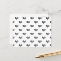 Liebe Valentinstag Schwarzes Herz Sketch