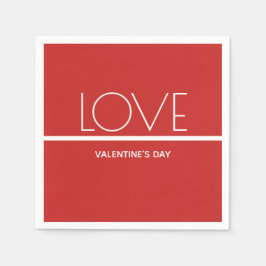 Liebe Valentinstag | Serviette