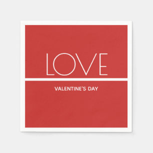 Liebe Valentinstag   Serviette