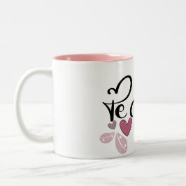 Liebe Valentinstag Zweifarbige Tasse