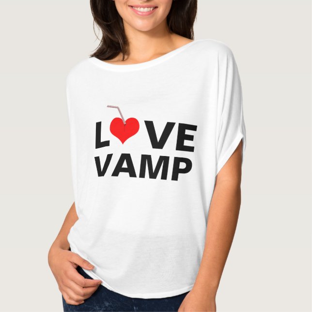 Liebe Vamp individuell anpassbar T-Shirt (Vorderseite)